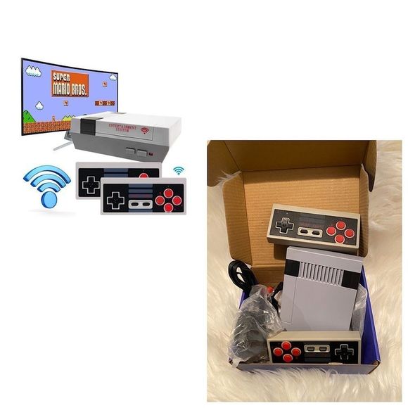 Classic Handheld Game Console,Retro Game Console Built-in 620 Game Handheld Game
